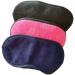 3 Pack Soft Microfiber Eye Sleep Mask Set for Kids & Adults - Stress Relief & Comfort | Rose Red Blue Black - Buy Online on GoSupps.com