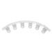 Staccatory Rusian C Nail Clamps Clips Multifunctional Tool Acrylic Nails Pinchers Transparent Set of 6