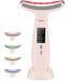 red light therapy for face Facial Massager skin Care Tool for Anti-Aging at home Lifting and Tightening Sagging Skin (Light pink)