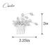 Casdre Crystal Bride Wedding Hair Comb - Bridal Side Comb Hair Piece for Women and Girls (Silver) - Buy Online on GoSupps.com
