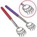5 Pack Telescoping Back Scratcher Set - Bear Claw Metal Backscratchers in Black, Blue, Green, Purple & Red - Buy Online on GoSupps.com