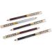 MUSISALY 2pcs Long Lasting Eyebrow Pencils Matte Eyeliner Pencil with Sharpener Eye Brow Pencils Kit Wooden - Buy Online on GoSupps.com