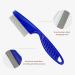 Portable 3-Part Flea Comb for Cats & Dogs - Effective Flea & Lice Removal Grooming Tool (Blue) - Buy Online on GoSupps.com