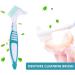 Presswent Toothbrush for Dentures & Dental Care | Multi-layered Bristles for Effective Cleaning | Prosthetic Toothbrush - Blue - Buy Online on GoSupps.com