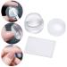 Tixiyu Clear Silicone Jelly Stamper - Nail Art Stamp Set with Lid & Schaber | Transparent Stamping Tools for Professionals - Buy Online on GoSupps.com