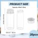 Benecreate 20-Pack 40ml Sealed Glass Bottles with Aluminum Screw Cap - Clear Empty Vials for Samples Weddings & Decoration - Buy Online on GoSupps.com