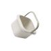 Baignoire portable pour les pieds seau pieds rose pour le nettoyage id al pour les voyages et la maison Blanc 21.5 x 25 x 23.5 cm Blanc 1 unit (Lot de 1)