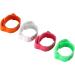 Fenteer 100 St e Adjustable Chicken Rings | 2.8 cm Foot & Leg Rings for Chickens Geese & Ducks - Durable Orange Clip Rings - Buy Online on GoSupps.com