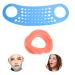 V Line Face Lifting Slimming Strap and Mouth Muscle Tightener Silicone Anti-Wrinkle Double Chin Reducer Face-lift Tightener Lip Trainer Jaw Exerciser for Women