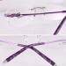 Deebow Glasses Replacement Bar - Metal Nose Bridge for 1-Hole Borderless Frames - Purple Repair Parts - Buy Online on GoSupps.com