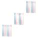 Tovinanna 6 boxes 8Tlg toothbrush made of travel toothbrush travel case toothbrush soft toothbrush coal toothbrush toothbrush with cap super fine caregiver toothbrush set