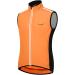 Buy Hysenm Windproof Reflective Bicycle Vest for Men & Women | Breathable Sleeveless Summer MTB Running Vest - XL Orange - Buy Online on GoSupps.com