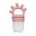 Silicone Baby Fruit Feeder & Teether - Reusable Pacifier for Soothing Gums | Voihamy Rose Red - Buy Online on GoSupps.com