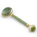 Double Jade Rollers Natural Jade Facial Massager Tighten and Relief Puffy Face and Eyes