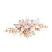 DOITOOL Combs Tiara Wedding Headpiece Hair Teasing Comb Wedding Hair Side Comb Wedding Hair Comb Bridal Hair Accessories Wedding Hair Accessories Headgear Manual Flowers Bride