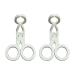 2PCs ergonomic tool for removing contact lenses Use for women to remove applications for everyday use.Tool for inserting and removing contact lenses on white