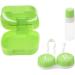 OUHUAN Facial Expression Contact Lens Case - Field Green | Stylish & Functional | Perfect for Travel - Buy Online on GoSupps.com