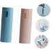 Plafope Travel Toothbrush Set - 2-Piece Blue Toothbrush Case & Holder Outdoor Toothpaste Container 19x6.2cm - Perfect for International Travel - Buy Online on GoSupps.com
