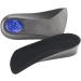 Gel Shoe Inserts with Ankle Straps - Invisible Heel Lift Insoles for Men & Women | Comfortable Half Pad Arch Support - Buy Online on GoSupps.com