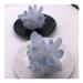 1pc Natural Blue Crystals Quartz Cluster Freeform Reiki Stones Room Home Office Aquarium Decoration Accessories Gemstone Home Decoration (Size : 460-560g)