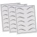 Healifty 2pcs Eyebrow Training Skin Eyebrow Practice Skin Practice Tools Eyebrows Eyebrow Trimming mediumx2pcs Whitex2pcs - Buy Online on GoSupps.com