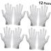 12 Pairs Guantes Desechables Jewelry Touch Gloves Inspection Gloves Nylon Gloves Protective Gloves Dust Free Gloves Medical Gloves Disposable Glove White Clean Work Cotton Gloves - Buy Online on GoSupps.com