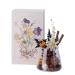 Creative Dry Flower Aromatherapy DIY - Fireless Reed Diffuser Set with Essential Oils. Hotel-inspired Fragrance for Home & Decor. Handcrafted Gift (Dried Flower Aromatherapy - Osmanthus)