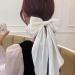 Black Hair Bows for Women White Big Ribbons for Hair Barrettes for Girls Hair Clips for Kids Bowknot Hair Accessories for Thick Fine Hair Stuff for Teenagers Long French Bow Hair Clip for Women Girls - Buy Online on GoSupps.com