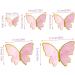 10 Pcs Butterfly Cake Decorations Wedding Birthday Party Decor 3D Butterfly Cake Topper Decorations for Baby Shower Wedding Birthday Party Decor - Buy Online on GoSupps.com