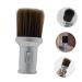 Beavorty Powder Brush - Large Retractable Hairdresser & Barber Brush for Neck & Shaving - 13.5x6cm Silver - Buy Online on GoSupps.com