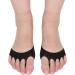 High-Quality Forefoot Shoe Insoles | Soft Elastic Inserts for High Heels & Casual Shoes - Black - Buy Online on GoSupps.com