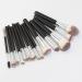 14-Piece Black Makeup Brush Set | Complete Beauty Tools for Loose Powder & High Gloss Eye Shadow - Buy Online on GoSupps.com
