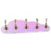 FOMIYES 1 Set Nail Tools Fake Nails Display Holder Nail Stand for Press on Nails Press on Nails Display Holder Press on Nails Stand with Base Nail Display Stand Acrylic Aurora Symphony