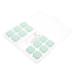 ABOOFAN Box With 2 Sets Contact Lens Container Tool Colored Contact Lenses Applicator Travel Green 6x3x3cm
