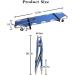 Portable Foldaway Stretcher with 4 Wheels and Seat Belt Emergency Rescue Flat for Hospital Sports Venues Max Load Bearing 350 Lb 0106 - Buy Online on GoSupps.com