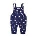 Mud Kingdom Little Boys Overalls Casual Star 5 Years Navy