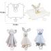 Zocita Baby Security Blanket - Soft Plush Teething Toy with Teether and Bell (Rabbit) - Buy Online on GoSupps.com