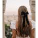 Velvet Hair Bows for Women & Girls | Black Bow Hair Clips | Vintage Hair Accessories - Buy Online on GoSupps.com