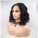BGHJUE Synthetic Wig with Dark Roots - High Temperature Short Roll Black Wig for Women | Natural Look Wig Accessories - Buy Online on GoSupps.com