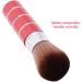 Retractable Powder Brush travel blush Travel Nail Dust Brush Portable Face Blush Brush with Cover Red - Buy Online on GoSupps.com