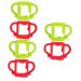 ibasenice 6 Pcs Silicone Bottle Handle Newborn Bottle Handle Newborn Bottle Grip Bottle Handles Milk Bottle Handles Milk Bottle Accessories Silicone Soft Wide Mouth 13.00X7.00X6.50CMx3pcs Assorted Colorx3pcs