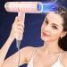 dinio Electric Hair Dryer - High-Power Electric Hair Dryer Home Hair Dryer Fashion Hot Wind Comb Hair Salon US Plug Easy to Use 18.2 X 19cm - Buy Online on GoSupps.com