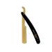 Crispy Linez Straight Razor - Black & Gold
