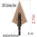Hunting Arrowhead Cutting Blade - Black-1 for Traditional, Crossbow, Compound Bows | Archery Broadhead - Buy Online on GoSupps.com