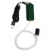 Air pump aquarium usb mini oxygen pump quiet oxygen pump energy save oxygen bubbler with air stone and single outlet silicone hose 1W dark green