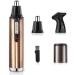Nose Hair Trimmer for Men and Women Allisable Painless Ears Eyebrows Beards Clipper IPX7 Waterproof Dual Edge Blades