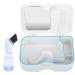 Portable Prostheses Cleaning Box - Prosthetic Storage Keeper Set with Mirror & Brush for Artificial Teeth - International Shipping Available - Buy Online on GoSupps.com
