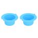 Replacement Wax Warmer Pots - Professional 400ml x2 Silicone Heating Inserts | Heat-Resistant Hair Removal at Home (Blue) - International Shipping - Buy Online on GoSupps.com