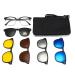 Hifot glasses frames with magnetic clip polarized sunglasses plastic eyeglass frames eyeglass frames for men women