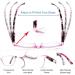 Yuluki Blue Light Blocking Reading Glasses - 4 Pack Anti Glare Computer Readers for Women (Mix-1 2.0x) - Prevent Eyestrain - Buy Online on GoSupps.com